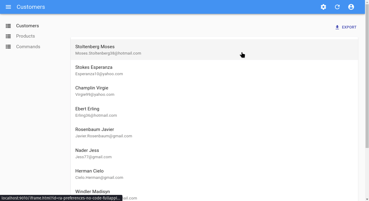 A screencast showing how users can configure views